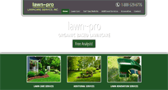 Desktop Screenshot of lawnprolawncare.com