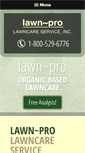 Mobile Screenshot of lawnprolawncare.com
